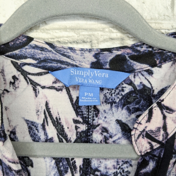 Simply Vera Wang Floral Dress A-Line Medium - Picture 5 of 7